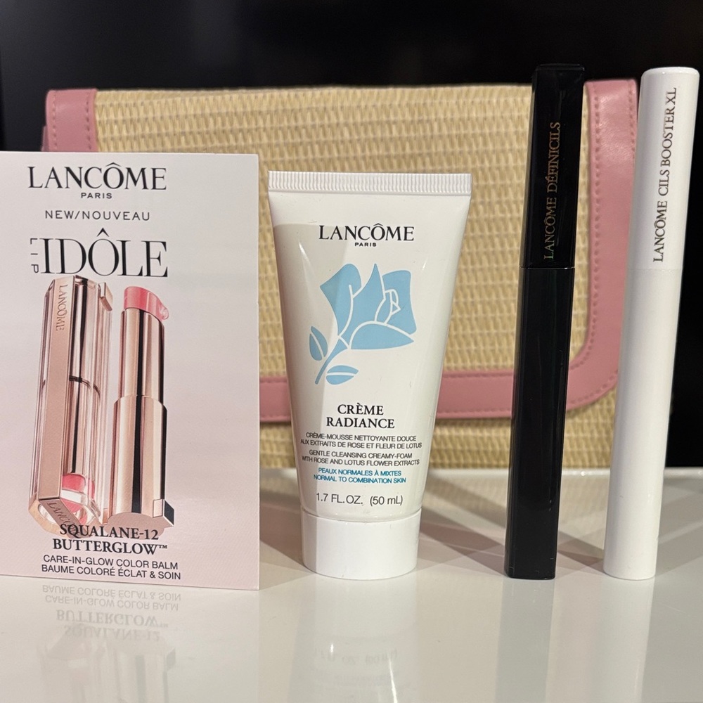 Lancome Beauty Trio with Pink Accent Bag